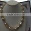 pink 15mm freshwater pearl necklace large baroque pearls