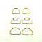 Nickel Finish Metal D Ring / Metal Hardware Ring / Steel Rings