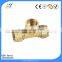 brass 10mm compression fittings chrome plated fitting