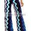 wholesale fat ladies plus size trousers New Plus Size Chevron Wide Leg Fold Over High Waist Palazzo Flare Lounge Pants