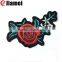 Factory Cheap Custom Embroidered Rose Patch