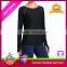 Wholesale fitness clothing combination color women't long sleeve t shirt for gym wear