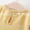Wholesale Boutique Baby Clothes Ruffle Girl Casual Dress Stripes Sleeveless Dresses