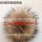 Fashion 15cm Fluffy Raccoon Fur Ball Keychain Real Fox Fur Keychain Fur Pompom Key Chain Pompon Keyring Charm Women Bag Pendant