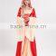 walson clothes apparel Medieval Dress Game Thrones Red Hooded Gown Costume Renaissance Fancy Dress