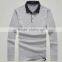 2015 custom high quality long sleeve polo shirt LP3
