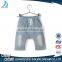 OEM service wholesale price hand wash kids jeans knit denim baby harem pants with cotton sting