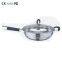 Stainless steel frying pan