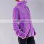 Purple beautiful 100% cotton hoodies blank for women warm in winter