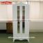 Hot selling China 2 door with mirror and hanging space small wooden Armoire Storage Cabinet Wardrobe
