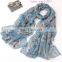 Unique Design Factory Outlet Cotton Stripe Scarf