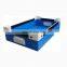 Practical quality blue esd plastic corrugated sheet box with Aluminum alloy corners