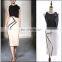 fashionable sleeveless tops with long dresses for office dress