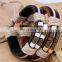 Best Selling Stylish Mens Handmade Leather Wristband Hemp Bracelets Wholesale Price