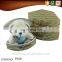 Scallop Shape Retro Weave Bamboo Decorative Pattern Cardboard Suitcase Box With Lock And Handle
