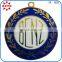 Imitation enamel gold plated metal plaques hanging medal