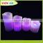 Long lasting tea candle led, wax candle, flashing led candles