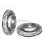 Rear Drilled And Slotted Brake Rotors For BMW 535i 545i 550i 645Ci 650i E60 34216763827