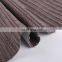 Low MOQ stripe jacquard corduroy upholstery fabric