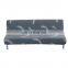 Printed Sofa Bed Cover Futon Slipcover Full Folding Elastic Armless Sofa Protector Cover