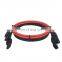 1 meter 6mm2 10awg connector cable solar panel extension cable