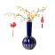 Chinese Jingdezhen Electroplate Red Blue White Green Ceramic Flower Vase For Dining Room Decor