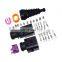 Free Shipping!1 SET 6 pin connector plug 3B0973813 FOR AUDI VW Skoda 1J0973713