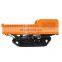 Hot selling mini dumper 2 ton mini transporter tracked dumper 1000kg