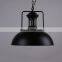 Vintage Industrial Pendant Light Black Metal Shade Indoor Lamps