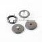 Ring Style Brass Metal Open Nickel Prong Snaps Button For Clothes