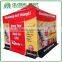 Custom Print Aluminum Folding Pagoda Trade Show Tent 3x3m ( 10ft X 10 ft), Printed canopy & valance, 4 full walls