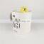 cute white silk screen printing 3d animal ceramic coffee mug