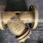 Y Type Strainer Manual operation Mesh  Copper B62 C95800 body materials flange End