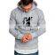 Wholesale custom printed men's hoodie spring and autumn pullover drawstring hooded long sleeve casual sports jogging suit