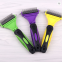 Hot pet supplies 2 sided pet grooming tool pet stainless steel massage hair removal comb dog dematting tools