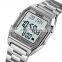 New Qibla Watch Skmei 1763 Muslim Watches Stainless Steel Strap Arabic Instruction Digital Square Azan Watch