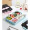 Portable Stainless Steel Double 5 Compartment Customised Air Tight Food Office Cordless Lunch Box
