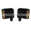 LED Side View Mirror With White Amber Turn Signal Light For  Wrangler 2007-2017