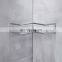 High quality stainless steel caddy hanging  bathroom wall corner racks and shelves shower organizer storage