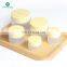 white candle lip balm frosted glass jars and containers in bulk wholesale