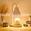 2022 Amazon hot selling Europe Exquisite Melting Wax Incense Burner Night Lamp Candle Warmer Lamp Table Light lamp