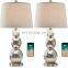 France bedroom desk lamp clear crystal balls living room table lamp