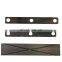 customized engineering plastic UHMW wear resistant block  plastics white black uhmw pe sliding block