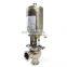 Top quality Sanitary Stainless Steel L Type Pneumatic Divert Seat Valve Reversing Control Valve