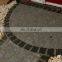 Natural Black Stone Paving Stone Patio Parking