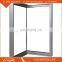 YY Home corner butt joint glass window aluminum profile sliding windows single glazed aluminum windows
