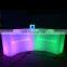 night club led bar counter luminous round juice outdoor furniture led lighted bar counter table chair for sale