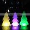 Christmas tree decorative led snowflake light /rechargeable holiday PE plastic led tree star snow garden solar decoration lights