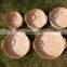 Round Straw Tray Basket Water Hyacinth Serving Tray For Coffee Table