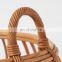 Hot Sale Large storage basket in rattan with two handles, Clothes and toys laundry basket Home Storage Decoration Wholesale